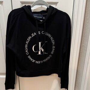 Calvin Klein Women’s Black Hoodie Sweater
